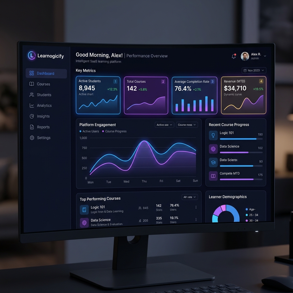 Learnogicify Landing Page